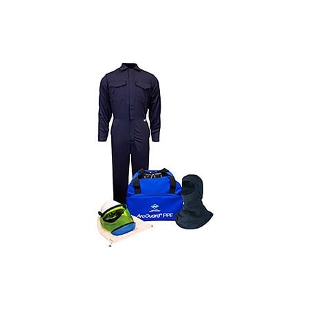 National Safety Apparel ArcGuard KIT2CV08NGBXL 8 cal/cm2 Arc Flash Kit with FR Coverall and Balaclava, XL, No Gloves KIT2CV08NGBXL
